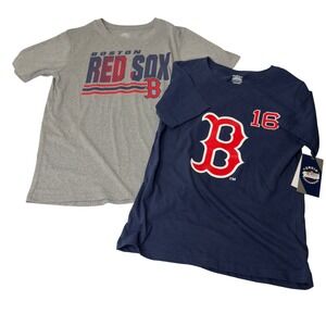 MLB Boston Red Sox Jarren Duran T-Shirt Bundle Gray Navy NEW Kids L 12/14